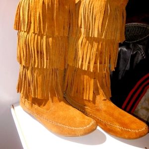 Lauren Conrad mocassin boots size 8